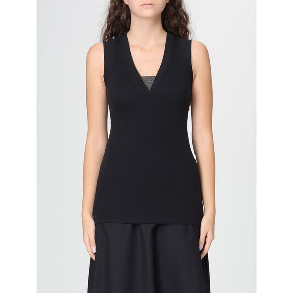 Brunello Cucinelli Top Woman Black